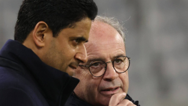 Nasser Al-Khelaifi et Luis Campos (capture Twitter @ActuFoot_)