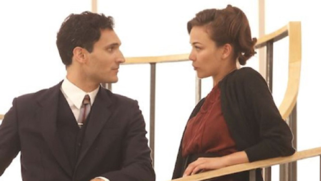 Il Paradiso delle Signore - Alessandro Tersigni (Vittorio) e Gloria Radulescu (Marta).