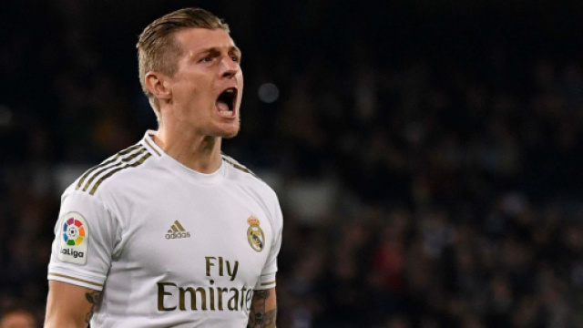 In foto Kroos, centrocampista del Real Madrid.