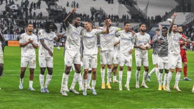 L'OM apr&egrave;s la victoire face &agrave; l'Ajax &copy; X - @OM_Officiel