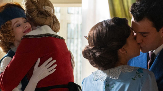 La Promessa - Alice Berc&aacute;n (Leonor), Eva Mart&iacute;n (Cruz), Amparo Pi&ntilde;ero (Martina) e Xavi Lock (Curro).