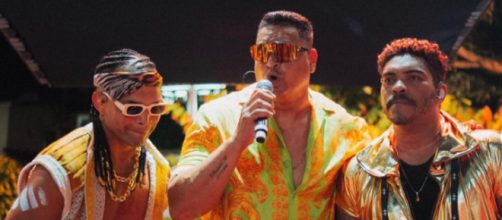 Ensaio da Timbalada re&uacute;ne famosos (Reprodu&ccedil;&atilde;o/Instagram/@dennydenan)