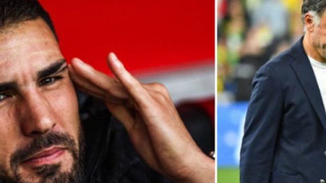 Andy Delort et Christophe Galtier (capture Twitter @ActuFoot_)