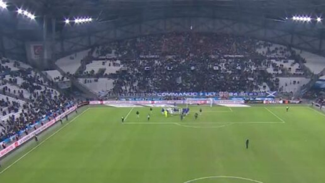 Le Stade V&eacute;lodrome a appr&eacute;ci&eacute; la victoire de l'OM face &agrave; l'OL. (screenshot Twitter - @primevideo)