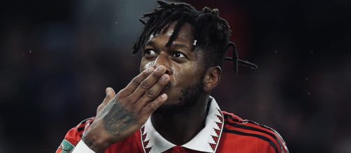 Fred voltou a marcar (Reprodu&ccedil;&atilde;o/Twitter/@ManUtd)