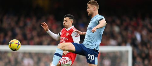 Martinelli n&atilde;o fez boa partida (Reprodu&ccedil;&atilde;oi/Twitter/@Arsenal)