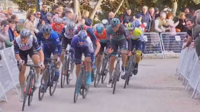 Ciclismo, lo sprint della Vuelta Murcia