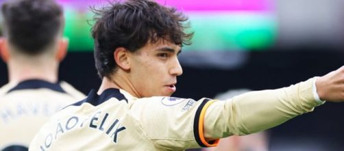 Jo&atilde;o Felix marcou seu primeiro gol com a camisa do Chelsea (Reprodu&ccedil;&atilde;o/Twitter/@ChelseaFC).