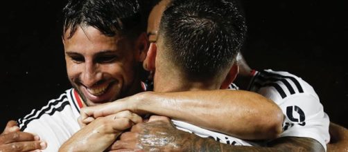 S&atilde;o Paulo venceu debaixo de chuva (Reprodu&ccedil;&atilde;o/Twitter/@SaoPauloFC)