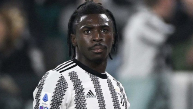 Moise Kean, giocatore della Juventus.