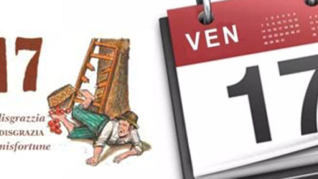 Venerd&igrave; 17, un giorno considerato sfortunato nella cultura popolare italiana.