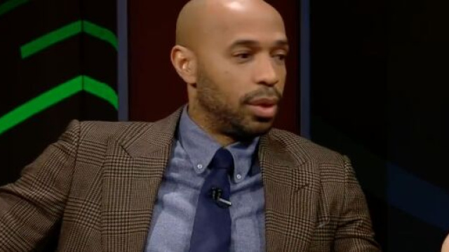 Thierry Henry consultant pour CBS Golazo les soirs de Ligue des champions. (screenshot Twitter - @CBSSportsGolazo)