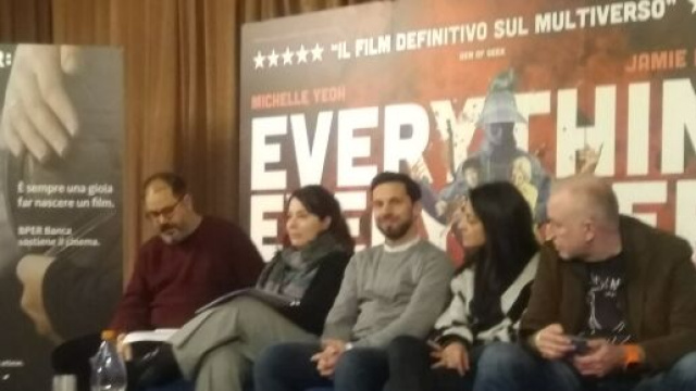 Conferenza stampa al Cinema Medica 4k Bologna.