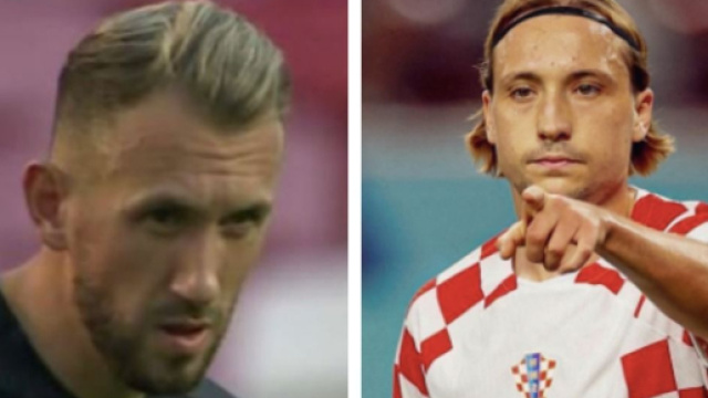 Les deux joueurs sont co&eacute;quipiers au SRFC. Screenshot Instagram @FlavienTait et @LovroMajer