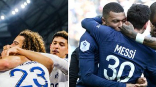 L'OM et le PSG s'affrontent dimanche au Stade Velodrome (capture Actu Foot Twitter officiel)