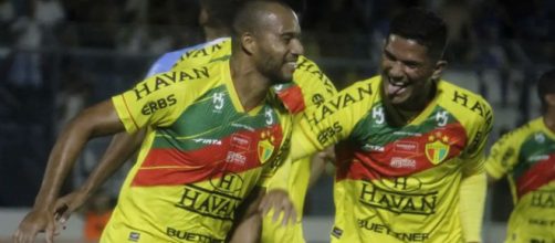 Brusque venceu o Mar&iacute;lia (Reprodu&ccedil;&atilde;o/Twitter/@Brusqueoficial)