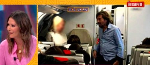 El juez Pedraz fue fotografiado en un avi&oacute;n rumbo a Brasil (Antena 3)
