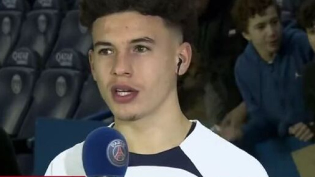 Isma&euml;l Gharbi sous les couleurs du PSG (capture PSG TV)