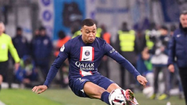 Kylian Mbapp&eacute; contre l'OM ce dimanche soir (capture Twitter Actu Foot)