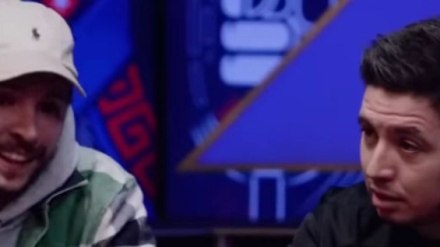 Samir Nasri jouant au Poker (capture chaine YouTube de GOTAGA)