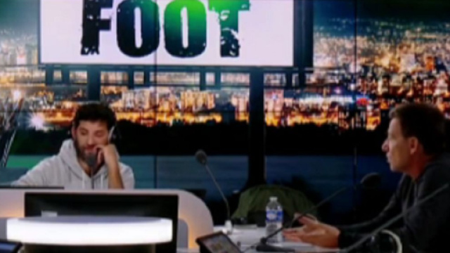 Daniel Riolo sur le plateau de L'After Foot (capture Twitter After Foot)