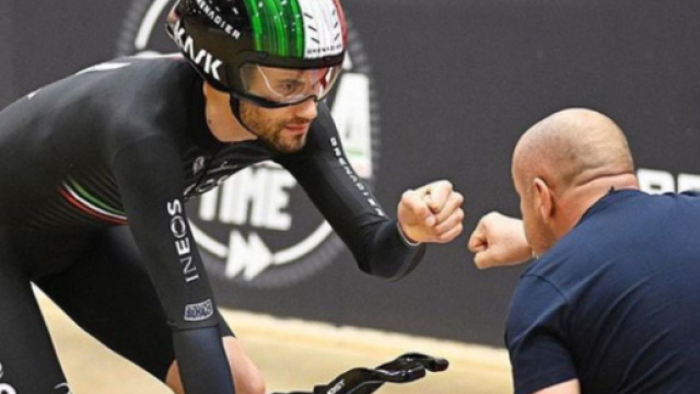 Filippo Ganna, uno dei campioni pi&ugrave; attesi degli Europei di ciclismo su pista