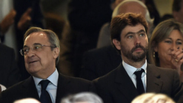 Florentino Perez e Andrea Agnelli.