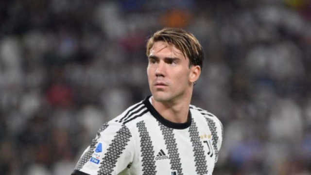 Dusan Vlahovic, giocatore della Juventus.