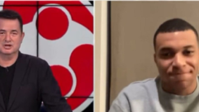 Kylian Mbapp&eacute; dans une &eacute;mission turque (capture Twitter @TurquieSports)