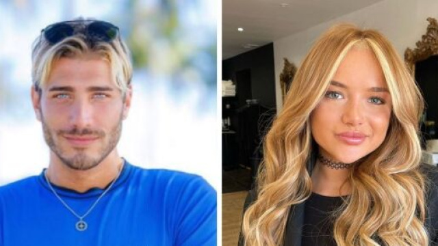 Nicolo et Victoria, bin&ocirc;me dans LAA6. Screenshot Instagram : @nicolo_federico_ferrari & @victoria_mehault