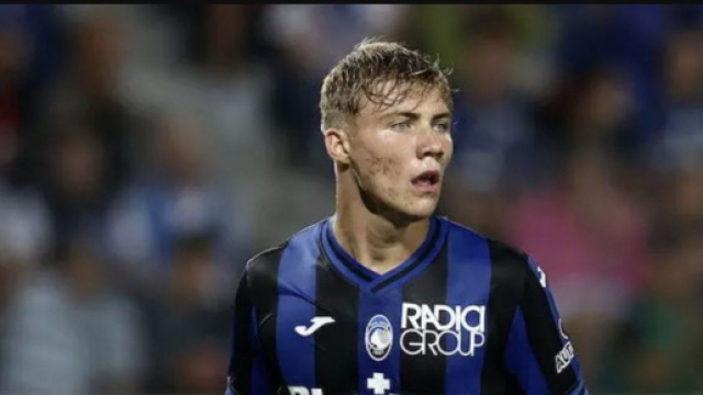 Rasmus Hojlund, giocatore dell'Atalanta.