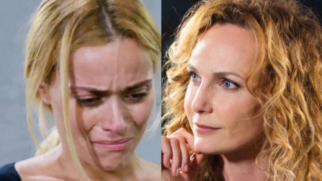 Un posto al sole, Clara (Imma Pirone) e Diana Dalla Valle (Sara Zanier).