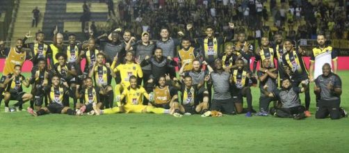 Volta&ccedil;o abriu vantagem (Reprodu&ccedil;&atilde;o/Twitter/@VoltacoFC)