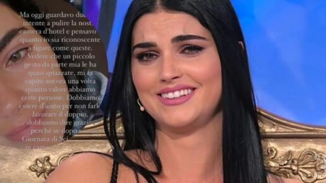 Uomini e donne, Teresa in lacrime per le colf.
