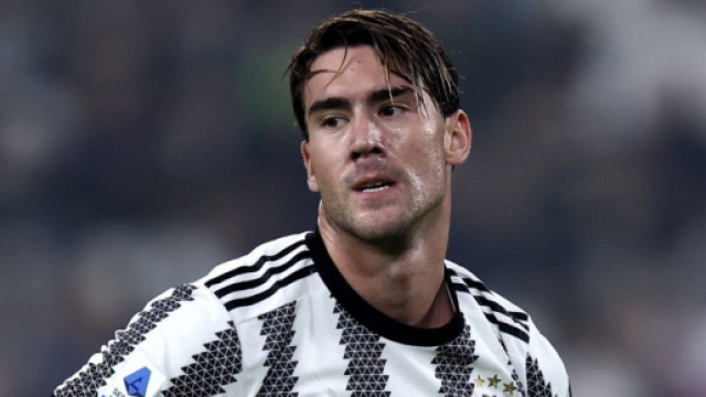 Dusan Vlahovic, attaccante della Juventus.