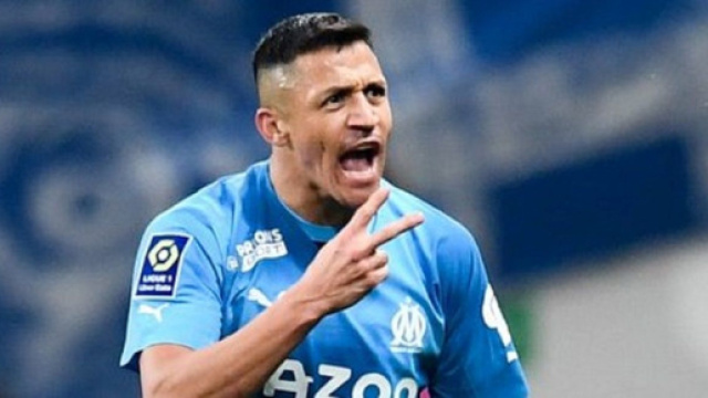Alexis Sanchez sous les couleurs de l'OM (capture Twitter MecatOM)