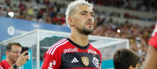 Arrascaeta foi cortado da sele&ccedil;&atilde;o do Uruguai (Reprodu&ccedil;&atilde;o/Twitter/@Flamengo).