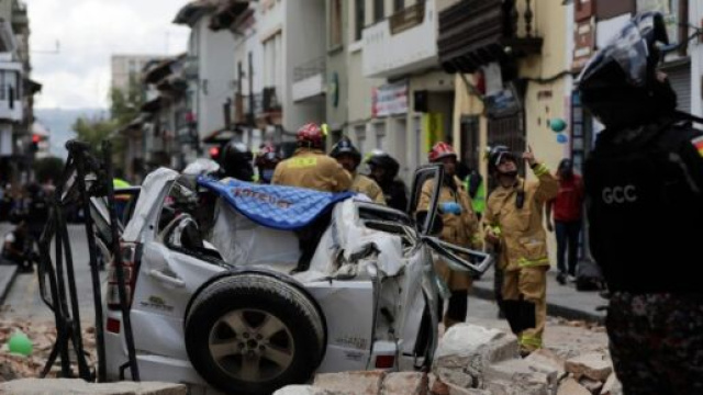 Apr&egrave;s 2016, le pays est de nouveau frapp&eacute; par un s&eacute;isme. (Screenshot Twitter @AJEnglish)
