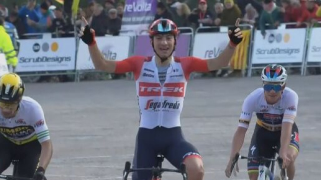 Ciclismo, la vittoria di Giulio Ciccone alla Volta Catalunya