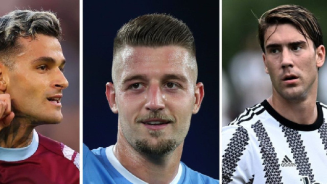 Juventus, se partisse Vlahovic potrebbero arrivare Milinkovic-Savic e Scamacca