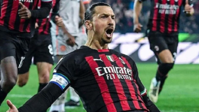 Zlatan Ibrahimovic a marqu&eacute; sur penalty contre l'Udinese, en Serie A (Screenshoot Twitter @Ibra_official)