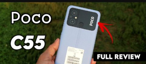 POCO C55 : un design épuré ainsi que la fonction 