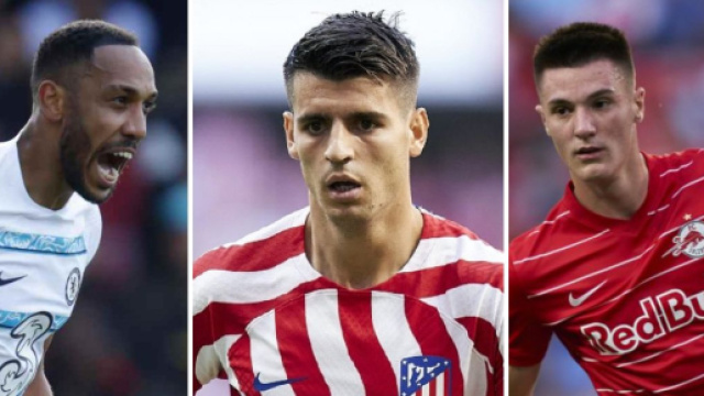 La Juve pensa a Sesko, l'Inter valuta Aubameyang, il Milan osserva Morata.