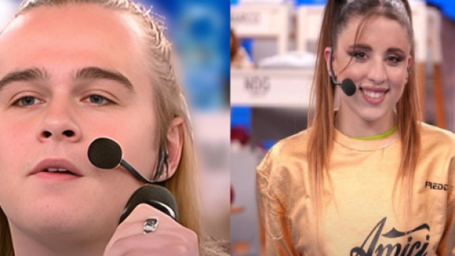 Amici 22, Aaron batte Angelina nella comparata e la provoca: 'Com'&egrave; andata? Ho vinto io'.
