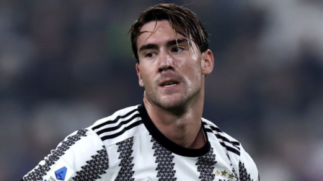 Dusan Vlahovic, giocatore della Juve.