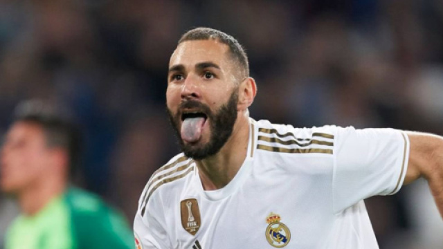 Benzema Ballon d'Or 2022 apr&egrave;s une ann&eacute;e magnifique avec le Real Madrid. (screenshot Twitter - @LigActu)