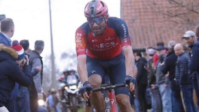Ciclismo, Filippo Ganna &egrave; uno dei corridori pi&ugrave; attesi della Parigi-Roubaix.