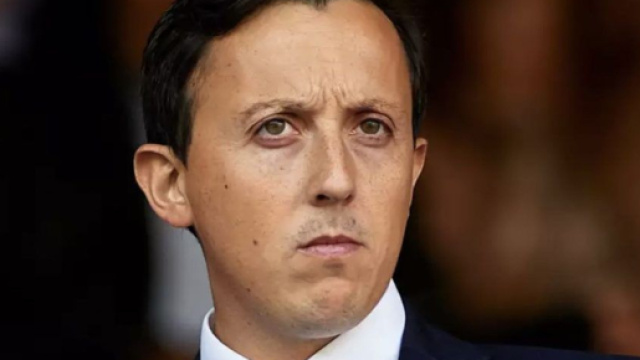 Pablo Longoria, presidente dell'Olympique Marsiglia.