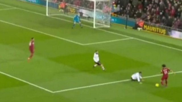 Mohamed Salah dans ses oeuvres contre United (capture Twitter Actu Foot Afrique)