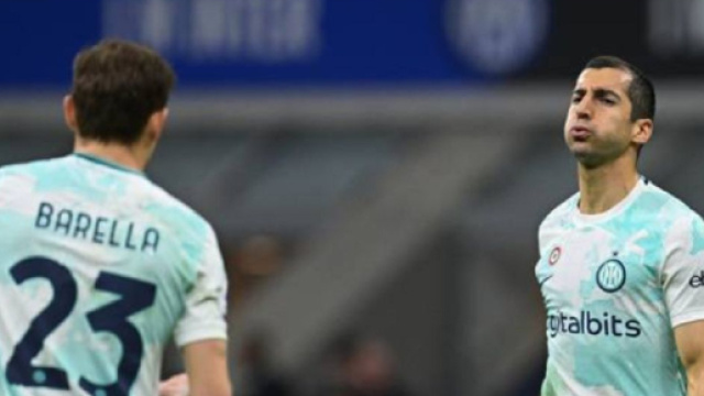 Inter de Milan: H. Mkhitaryan marque le premier but de son &eacute;quipe face &agrave; Lecce - Twitter @armenews_NAM